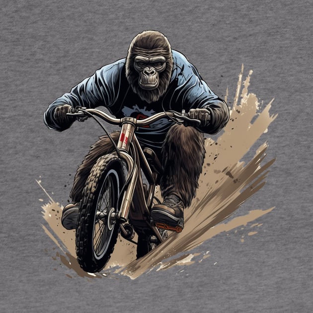 gorilla rider by weirdesigns